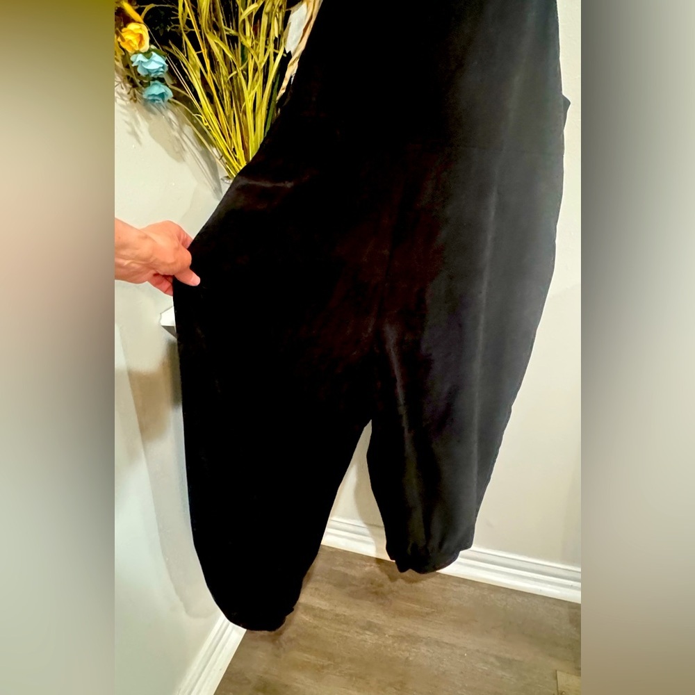 SHEIN Black Wide Leg Jumpsuit Oversized Minimalist Romper Plus 3X - Picture 4 of 9